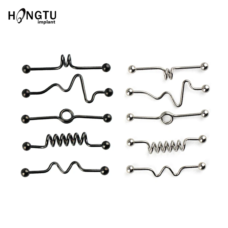 1-5pcs Stainless Steel Industrial Barbell Tragus Ball Long Ear Stud Black Ear Cartilage Earring Helix Piercing Body Jewelry 14G
1-5pcs Stainless Steel Industrial Barbell Tragus Ball Long Ear Stud Black Ear Cartilage Earring Helix Piercing Body Jewelry 14G