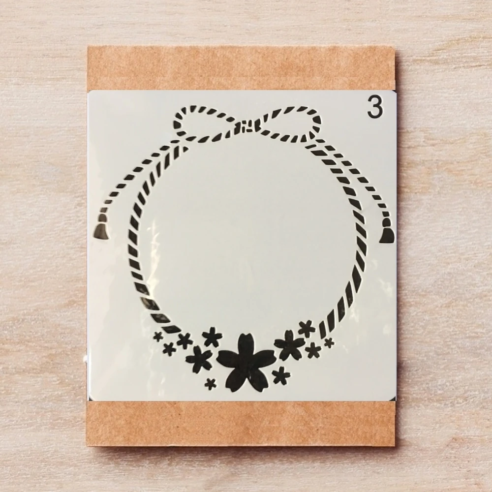 13cm Bowknot Circle Plum Craft DIY Layering Stencils Wall Painting Scrapbook Coloring Embossing Album Decorative Template
13cm Bowknot Circle Plum Craft DIY Layering Stencils Wall Painting Scrapbook Coloring Embossing Album Decorative Template