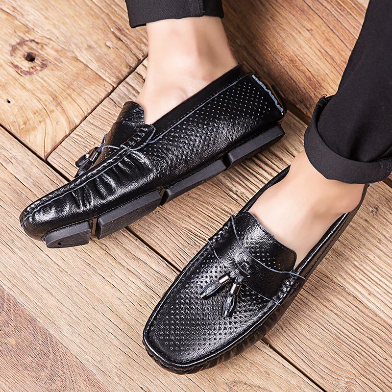 Men shoes spring tide work leather casual shoes genuine leather summer shoes Korean version of board shoes black student shoes
Men shoes spring tide work leather casual shoes genuine leather summer shoes Korean version of board shoes black student shoes