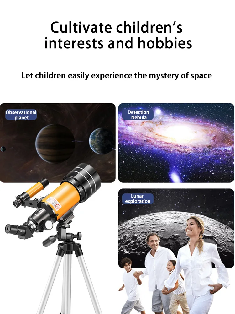 High-Quality and Definition Monocular Telescope Professional Zoom Astronomical Telescope Night Vision Refraction Deep Space Moon
High-Quality and Definition Monocular Telescope Professional Zoom Astronomical Telescope Night Vision Refraction Deep Space Moon