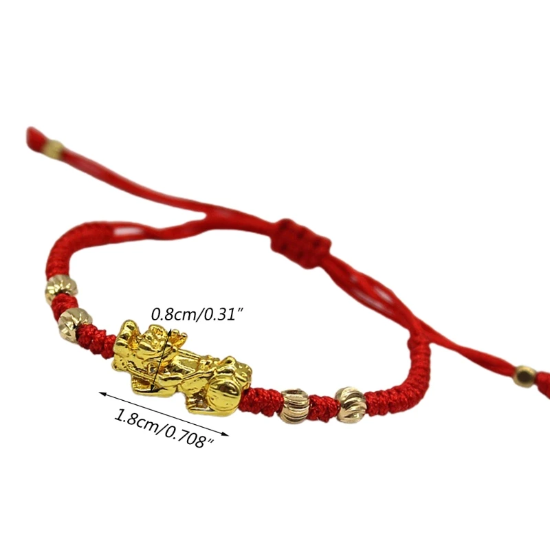 

Brave Troops Lucky Red Rope Bracelet Adjustable Braided Bracelet Handmade Weave Knots Chain Bangles Jewelry Gifts