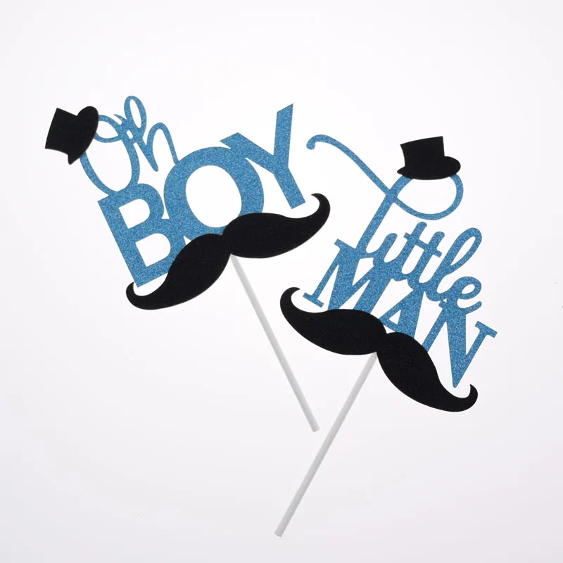 Blue Cake Topper Little Man Boys Happy Birthday Decoration Gentleman Hat Mustche Baby Shower Cupcake Flag Party DIY Decor Oh Boy
Blue Cake Topper Little Man Boys Happy Birthday Decoration Gentleman Hat Mustche Baby Shower Cupcake Flag Party DIY Decor Oh Boy