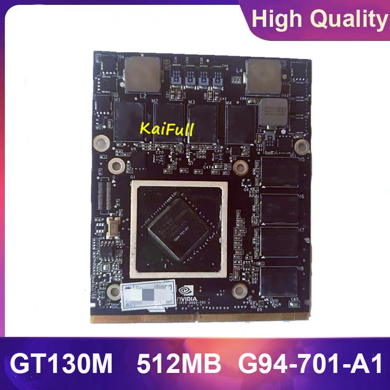 Оригинальная графическая видеокарта GT130M GT 130M G94-701-A1 VGA 512 Мб для Apple iMac начала 2009 24