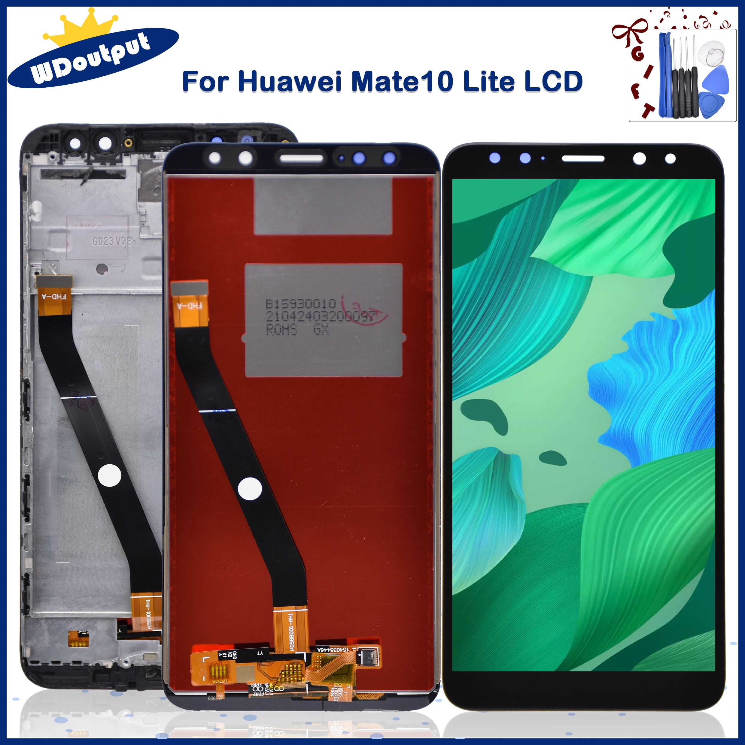 Оригинальный IPS-дисплей для HUAWEI Mate 10 lite ЖК-дисплей с сенсорным экраном и рамкой Lite
