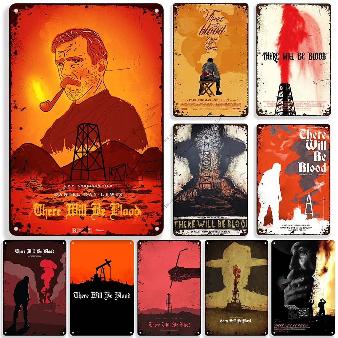 Classic Movie There Will Be Blood Metal Plate Metal Tin Sign Decorative Plate Metal Signs Wall Plate Bar Garage Metal Plaque
Classic Movie There Will Be Blood Metal Plate Metal Tin Sign Decorative Plate Metal Signs Wall Plate Bar Garage Metal Plaque