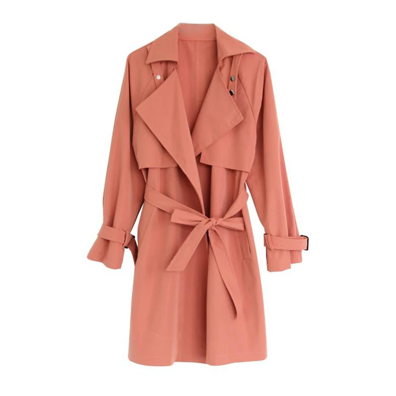 Mozuleva Spring Casual Solid Outwear Autumn Loose Sashes Streetwear Women Long Coat Oversize Trench Coat for Women Windbreaker
Mozuleva Spring Casual Solid Outwear Autumn Loose Sashes Streetwear Women Long Coat Oversize Trench Coat for Women Windbreaker