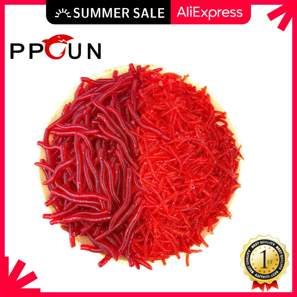 100PCS Fishing Lures 5cm 4cm Sea Bionic Soft Bait Crankbaits Lure for Artificial Wobbler Earthworm Silicone Red Worm Surface Kit
100PCS Fishing Lures 5cm 4cm Sea Bionic Soft Bait Crankbaits Lure for Artificial Wobbler Earthworm Silicone Red Worm Surface Kit