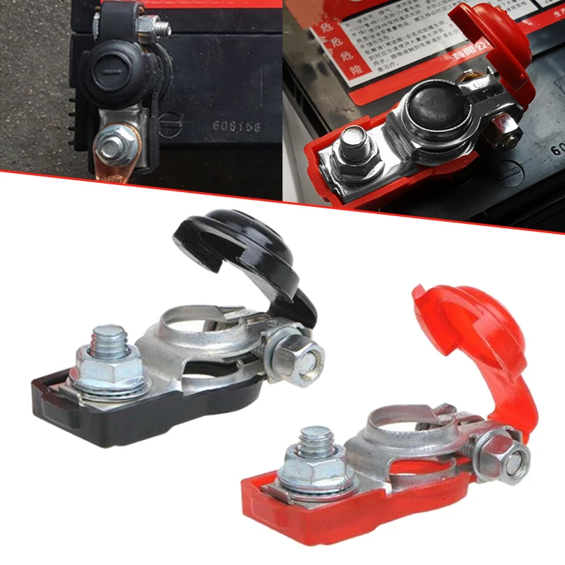 1Pair Car Battery Cable Terminal Clamps Clip Quick Connectors Protector Cleaning Set Positive Pole Clamp Accesories
1Pair Car Battery Cable Terminal Clamps Clip Quick Connectors Protector Cleaning Set Positive Pole Clamp Accesories