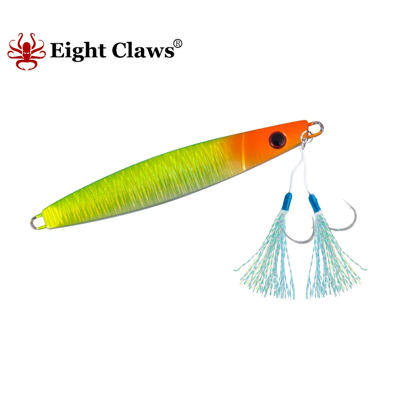 EIGHT CLAWS Metal Jig Fishing Lure Spinner Spoon 3PCS 40g Wobbler Hard Bait Tackle Pesca Lead Swimbait
EIGHT CLAWS Metal Jig Fishing Lure Spinner Spoon 3PCS 40g Wobbler Hard Bait Tackle Pesca Lead Swimbait