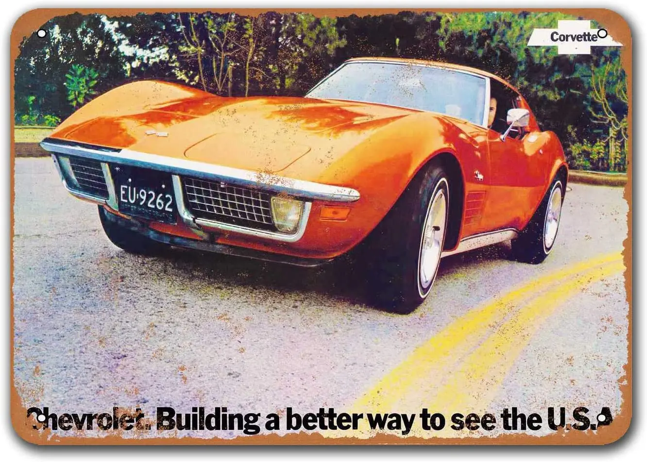 1972 Corvette винтажные автомобильные жестяные знаки, Sisoso металлические таблички, постер, Ретро Декор стен 16x12 дюймов
1972 Corvette винтажные автомобильные жестяные знаки, Sisoso металлические таблички, постер, Ретро Декор стен 16x12 дюймов