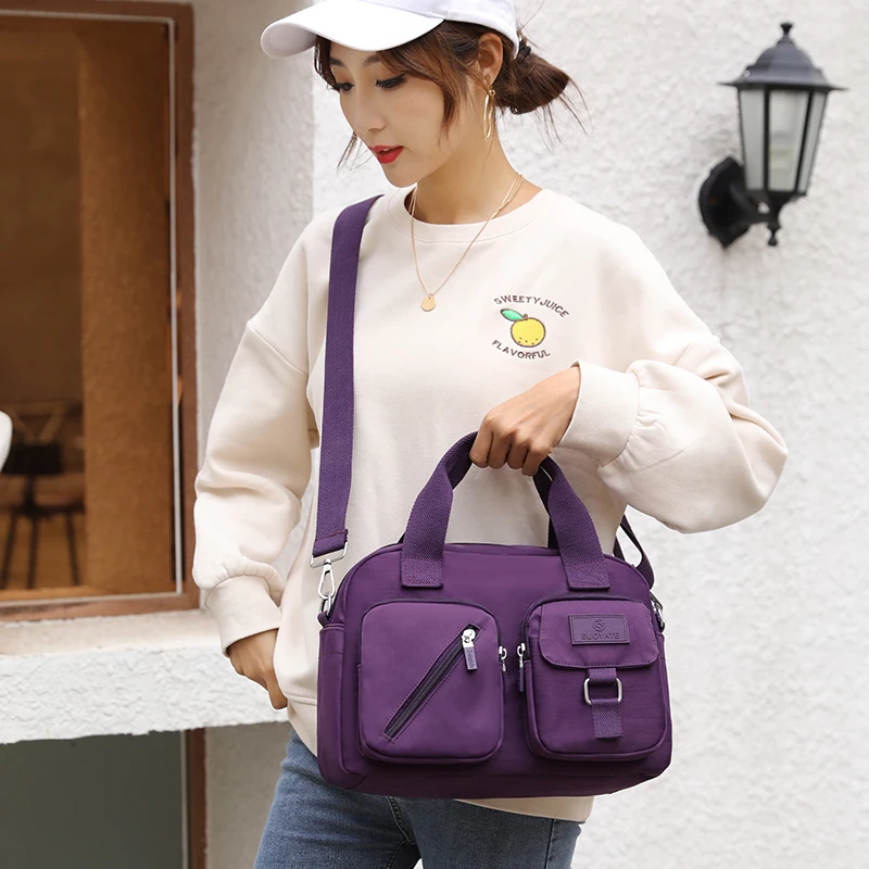OLD TANG Solid Color Casual Nylon Shoulder Bags for Women 2021 New Designer Fashion Waterproof Handbag High Quality Crossbody
OLD TANG Solid Color Casual Nylon Shoulder Bags for Women 2021 New Designer Fashion Waterproof Handbag High Quality Crossbody