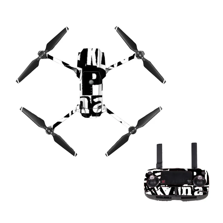 Стильная наклейка для DJI Mavic Pro Drone с иллюстрацией стильная + пульт дистанционного