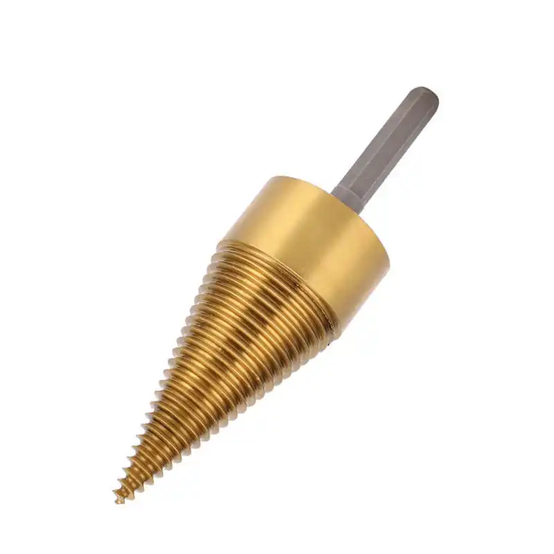 Tap and die Hand Tools Drill Screw Cone Firewood Dedicated Hex Shank Bit Hand Wood Splitter Accessories 42mm metalworking
Tap and die Hand Tools Drill Screw Cone Firewood Dedicated Hex Shank Bit Hand Wood Splitter Accessories 42mm metalworking
