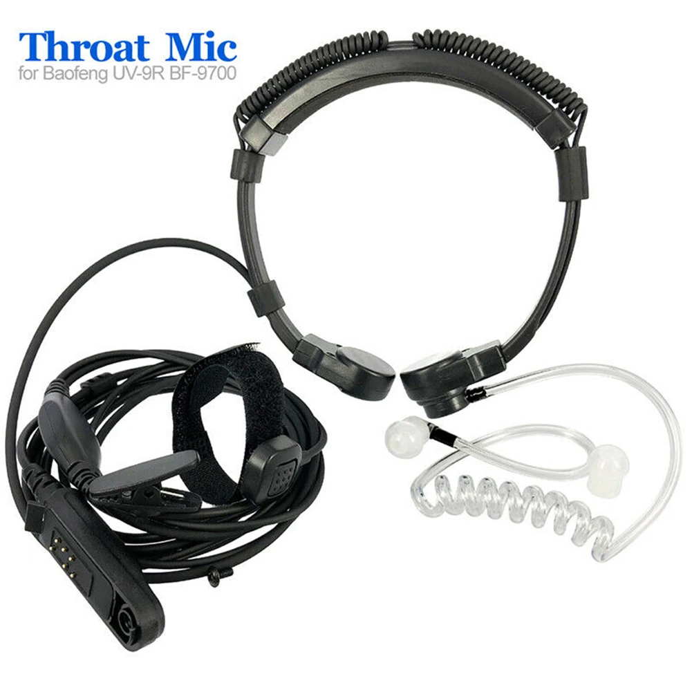 High Quality Telescopic Throat Microphone Mic Headset For Baofeng Walkie Talkie UV-9R Plus BF-9700 BF-A
High Quality Telescopic Throat Microphone Mic Headset For Baofeng Walkie Talkie UV-9R Plus BF-9700 BF-A