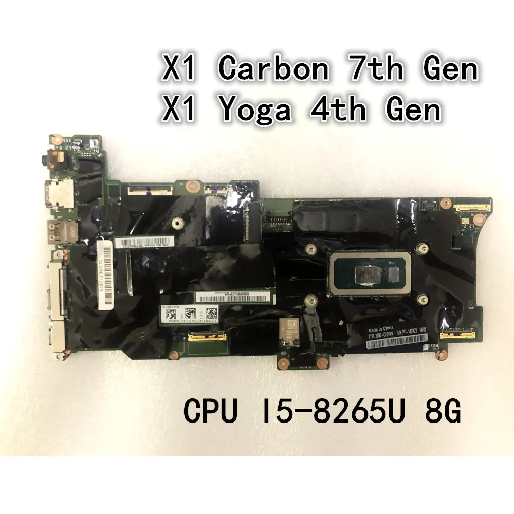 Original Laptop Lenovo Thinkpad X1 Carbon 7th Gen/ X1 Yoga 4th Gen Motherboard CPU I5-8265U/8365U 8G 01YU374 01YU350 5B20X57787
Original Laptop Lenovo Thinkpad X1 Carbon 7th Gen/ X1 Yoga 4th Gen Motherboard CPU I5-8265U/8365U 8G 01YU374 01YU350 5B20X57787