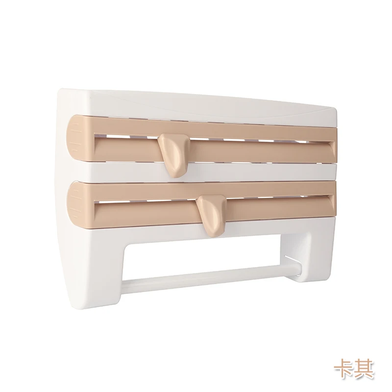 CX Kitchen Tissue Rag Storage Rack Plastic Wrap Cutter Wall Hanging Household Punch-Free
CX Kitchen Tissue Rag Storage Rack Plastic Wrap Cutter Wall Hanging Household Punch-Free