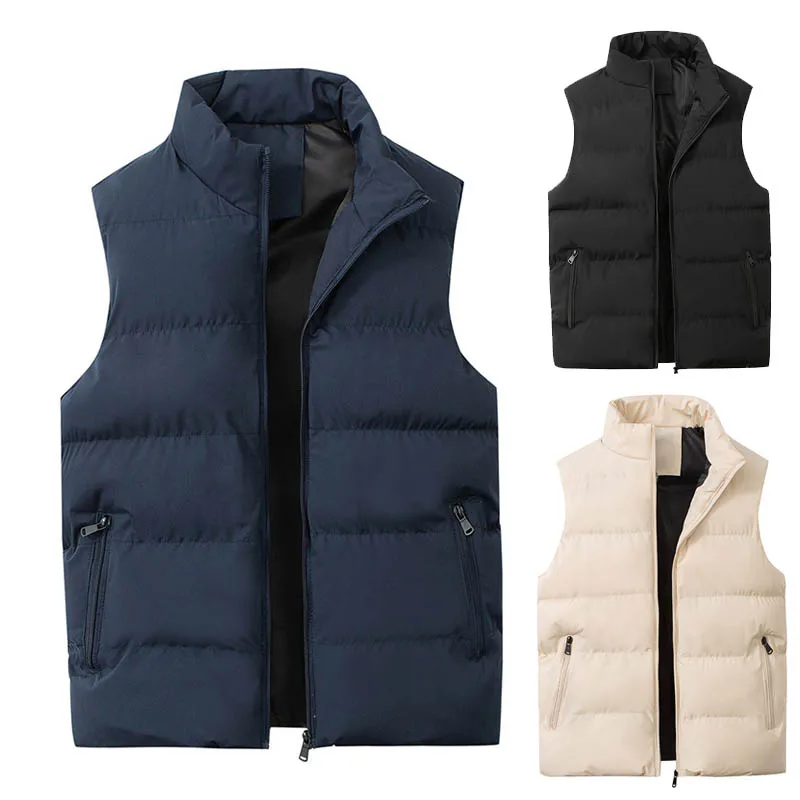 Мужская Толстая теплая зимняя одежда, куртка без рукавов, ветрозащитная ветровка, винтажная модная одежда, мужское пуховое пальто, жилет для мужчин
Мужская Толстая теплая зимняя одежда, куртка без рукавов, ветрозащитная ветровка, винтажная модная одежда, мужское пуховое пальто, жилет для мужчин