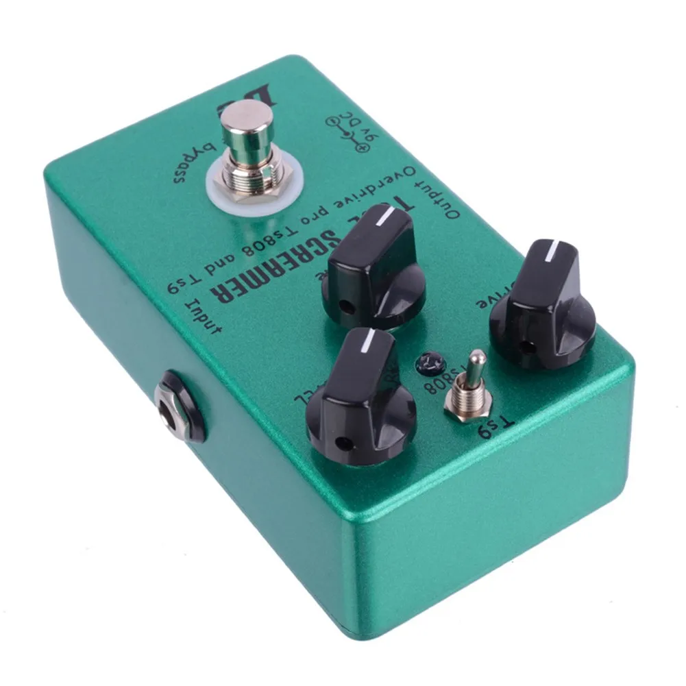 Tube Screamer Guitar Effector Overload Effector True Bypass TS9 TS808 Tube Screamer Overdrive/Distortion 100% Analog Signal Path
Tube Screamer Guitar Effector Overload Effector True Bypass TS9 TS808 Tube Screamer Overdrive/Distortion 100% Analog Signal Path
