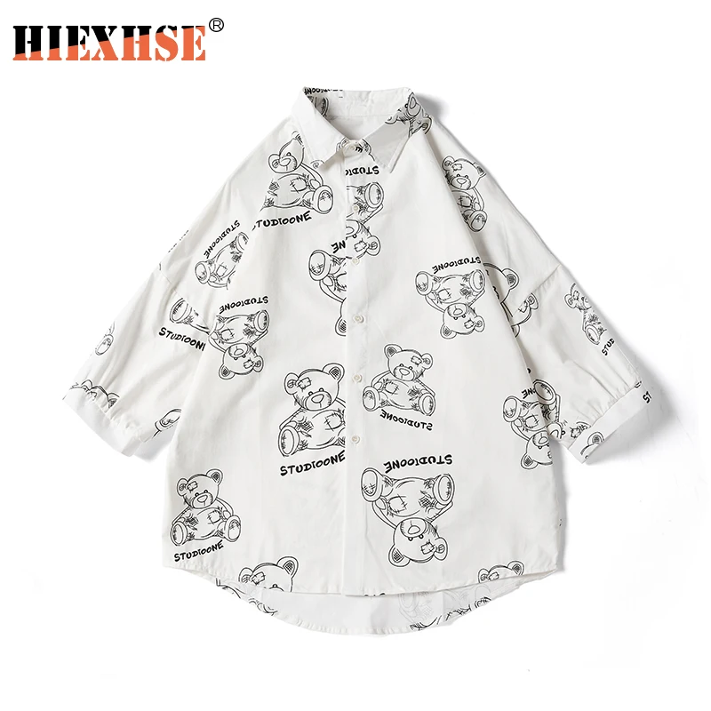 2021 Summer Little Bear Printing Shirts Men Streetwear Hip Hop Hawaiian Holiday Casual Shirts 100% Cotton Plus Size Shirt Unisex
2021 Summer Little Bear Printing Shirts Men Streetwear Hip Hop Hawaiian Holiday Casual Shirts 100% Cotton Plus Size Shirt Unisex