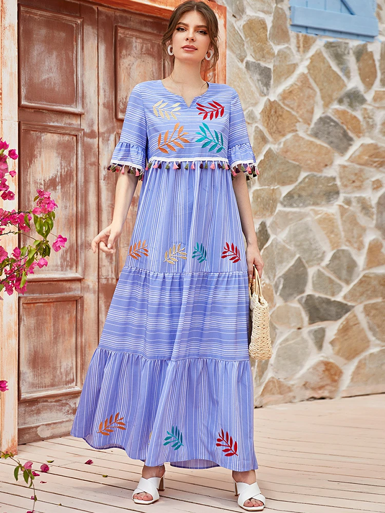 Summer Dubai Abaya Pakistani Turkey Islam Arabic Muslim Long Hijab Modest Dress Abayas For Women Vestido Longo Robe Longue Femme
Summer Dubai Abaya Pakistani Turkey Islam Arabic Muslim Long Hijab Modest Dress Abayas For Women Vestido Longo Robe Longue Femme