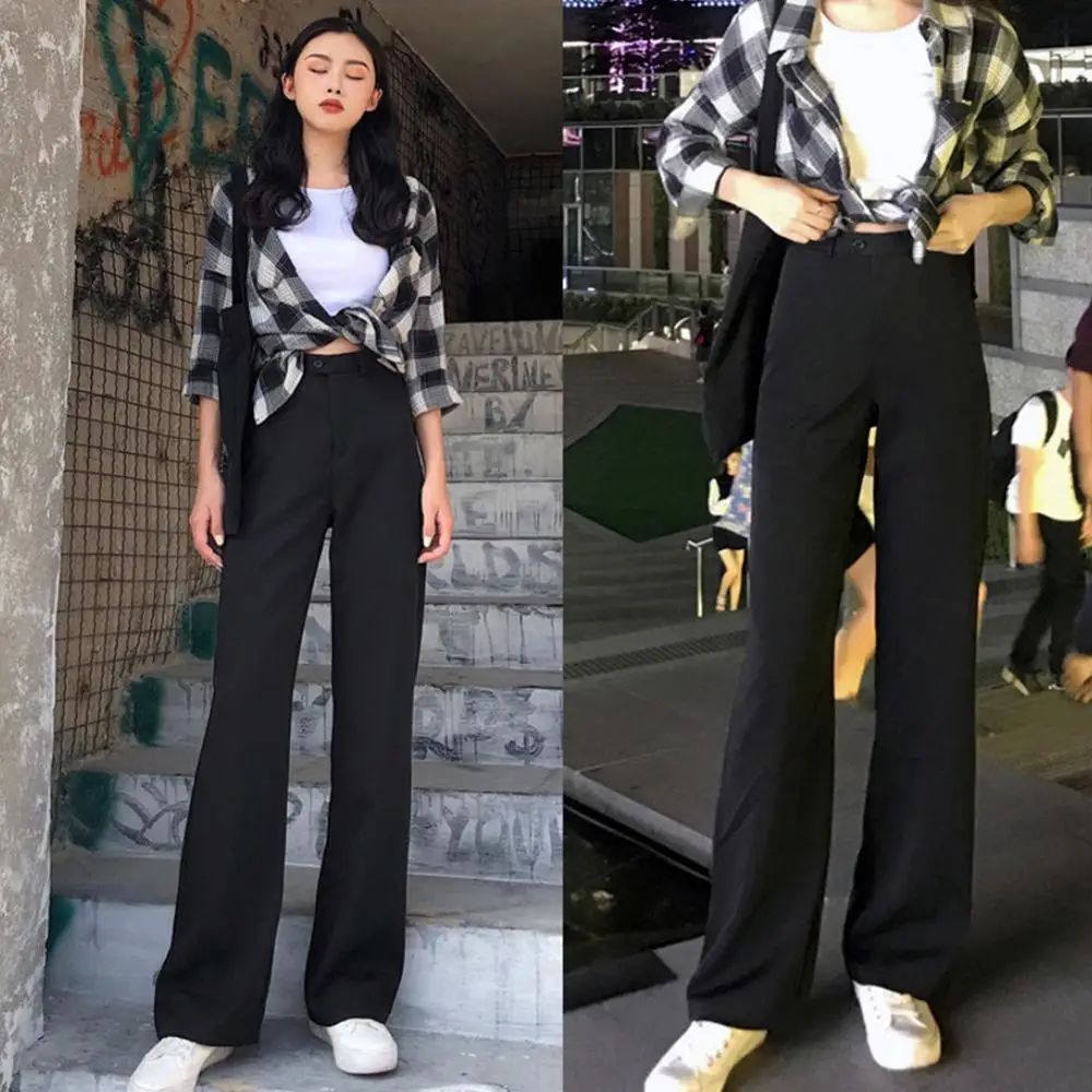 HOT SALES!!! Women Autumn Loose High Waist Solid Color Long Straight Pants Wide Leg Trousers loose pants breathable fitness pant
HOT SALES!!! Women Autumn Loose High Waist Solid Color Long Straight Pants Wide Leg Trousers loose pants breathable fitness pant