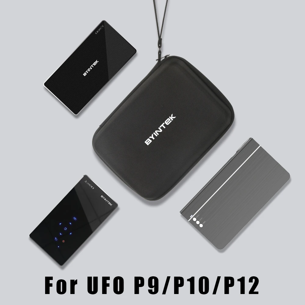 Бренд BYINTEK портативный жесткий чехол для хранения дорожная сумка UFO P12 P10 (проектор