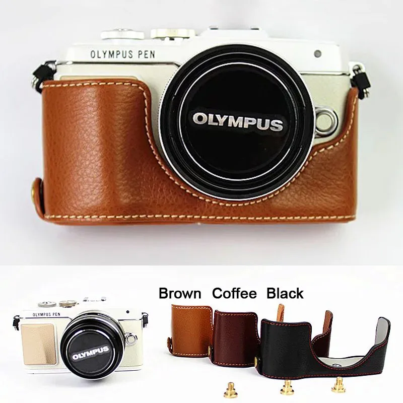 Чехол из натуральной кожи для фотокамеры OLYMPUS E-PL7 EPL7 E-PL8 EPL8
Чехол из натуральной кожи для фотокамеры OLYMPUS E-PL7 EPL7 E-PL8 EPL8