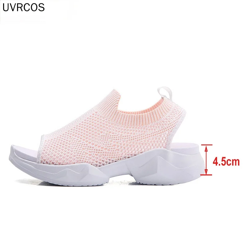 Сандалии женские сетчатые на танкетке, дышащие кроссовки, Повседневная модная удобная обувь на танкетке, без застежки, большие размеры, лет...
Сандалии женские сетчатые на танкетке, дышащие кроссовки, Повседневная модная удобная обувь на танкетке, без застежки, большие размеры, лет...