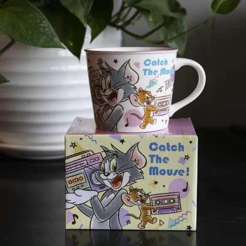 Мультяшная Милая креативная кружка Tom and Jerry чашка для кофе напитков ручка