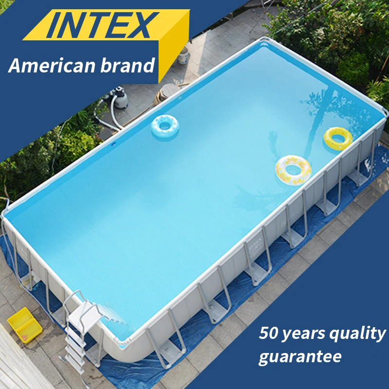 Семейный бассейн INTEX утолщенный детский домашний большой съемный для взрослых