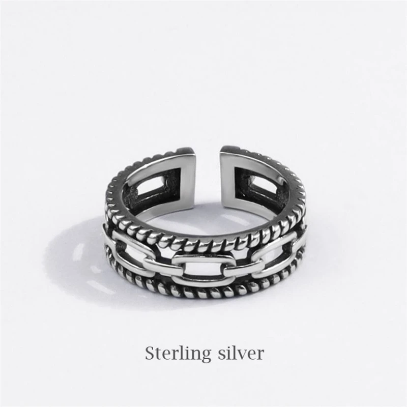 Season Gate 925 Sterling Silver Punk Retro Geometric Hollow Circles Adjustable Size Open Ring SR130
Season Gate 925 Sterling Silver Punk Retro Geometric Hollow Circles Adjustable Size Open Ring SR130