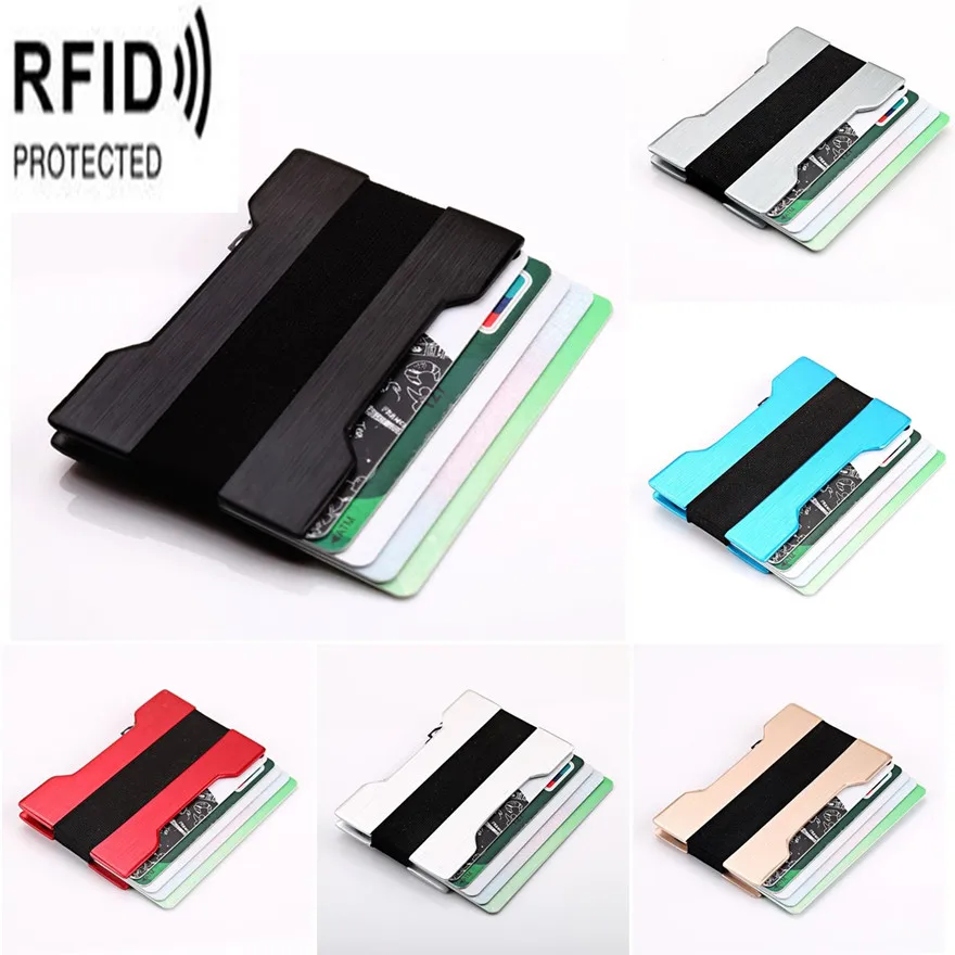 Men and women ultra-thin wallet clip credit card holder business portable ID card box RFID card holder aluminum bank card wallet
Men and women ultra-thin wallet clip credit card holder business portable ID card box RFID card holder aluminum bank card wallet