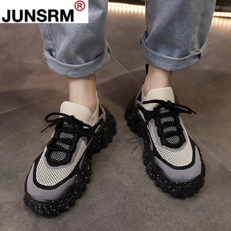 Rimocy 2021 Spring Women Breathable Air Mesh Sneakers Flat Platform Mix Color Casual Shoes Woman Thick Sole Chunky Sneakers New
Rimocy 2021 Spring Women Breathable Air Mesh Sneakers Flat Platform Mix Color Casual Shoes Woman Thick Sole Chunky Sneakers New