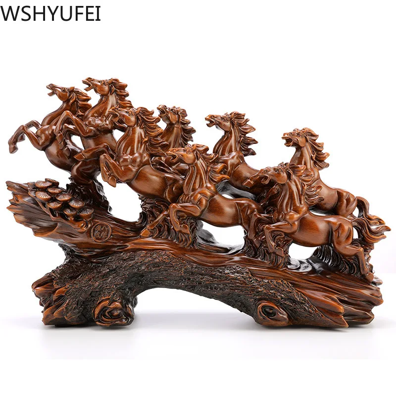WSHYUFEI Chinese Resin Horse Statues Figurines Ornaments Horse Sculpture lucky Fortune Crafts Home Office Decoration Accessories 
WSHYUFEI Chinese Resin Horse Statues Figurines Ornaments Horse Sculpture lucky Fortune Crafts Home Office Decoration Accessories