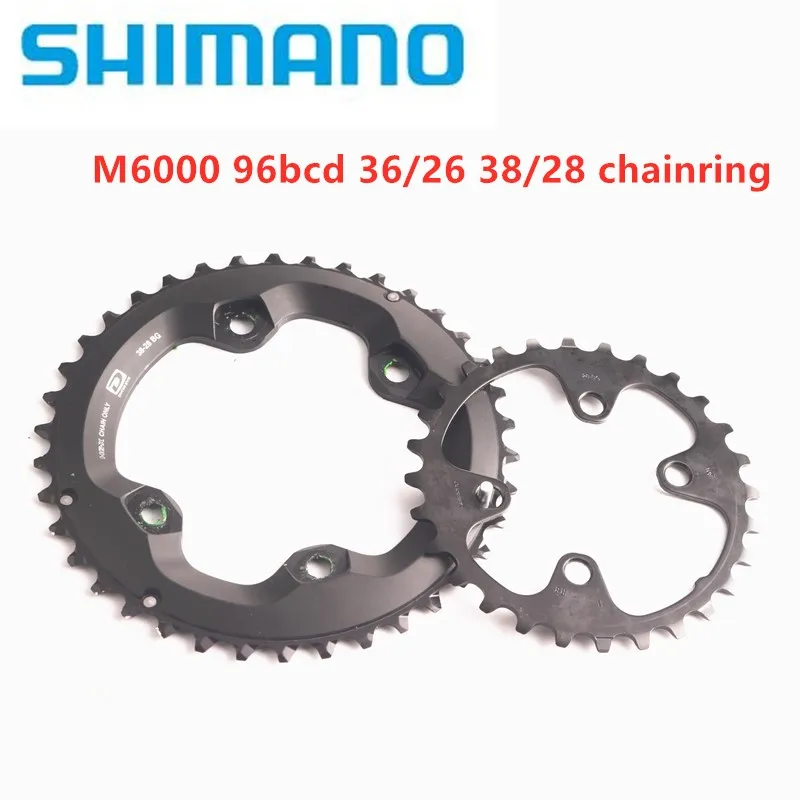 Shimano DEORE M6000 цепь 96bcd 38 28t 36 26t для SLX M7000 XT M8000 шатун 22 скорости велосипед