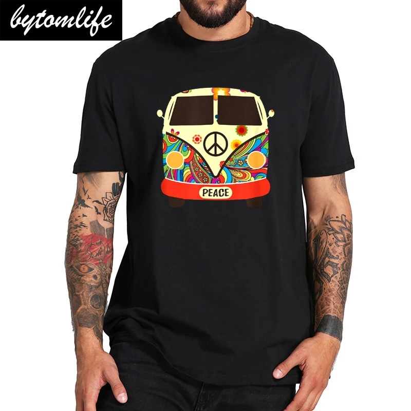 Hippies Peace And Love Vintage T Shirt Trip Car Graphic Hippy Festival Tshirt EU Size 100% Cotton Graphic Print Tops Tee
Hippies Peace And Love Vintage T Shirt Trip Car Graphic Hippy Festival Tshirt EU Size 100% Cotton Graphic Print Tops Tee