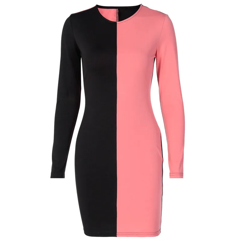 Women Dress Fashion Long Sleeve O-neck Dress Fall Spring Bodycon Short Pencil Dress Club Party Streetwear
Women Dress Fashion Long Sleeve O-neck Dress Fall Spring Bodycon Short Pencil Dress Club Party Streetwear