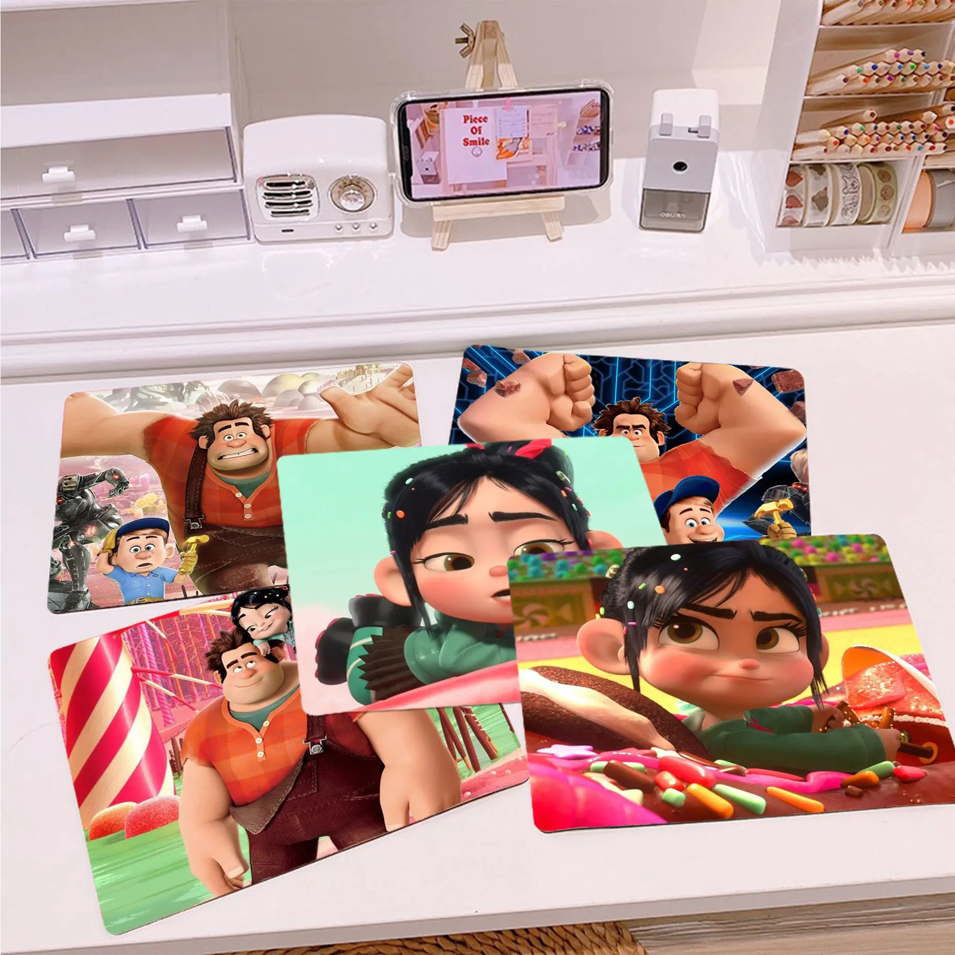 New game Disney Anime Wreck-It Ralph DIY Design Pattern Game mousepad Smooth Writing Pad Desktops Mate gaming mouse pad
New game Disney Anime Wreck-It Ralph DIY Design Pattern Game mousepad Smooth Writing Pad Desktops Mate gaming mouse pad