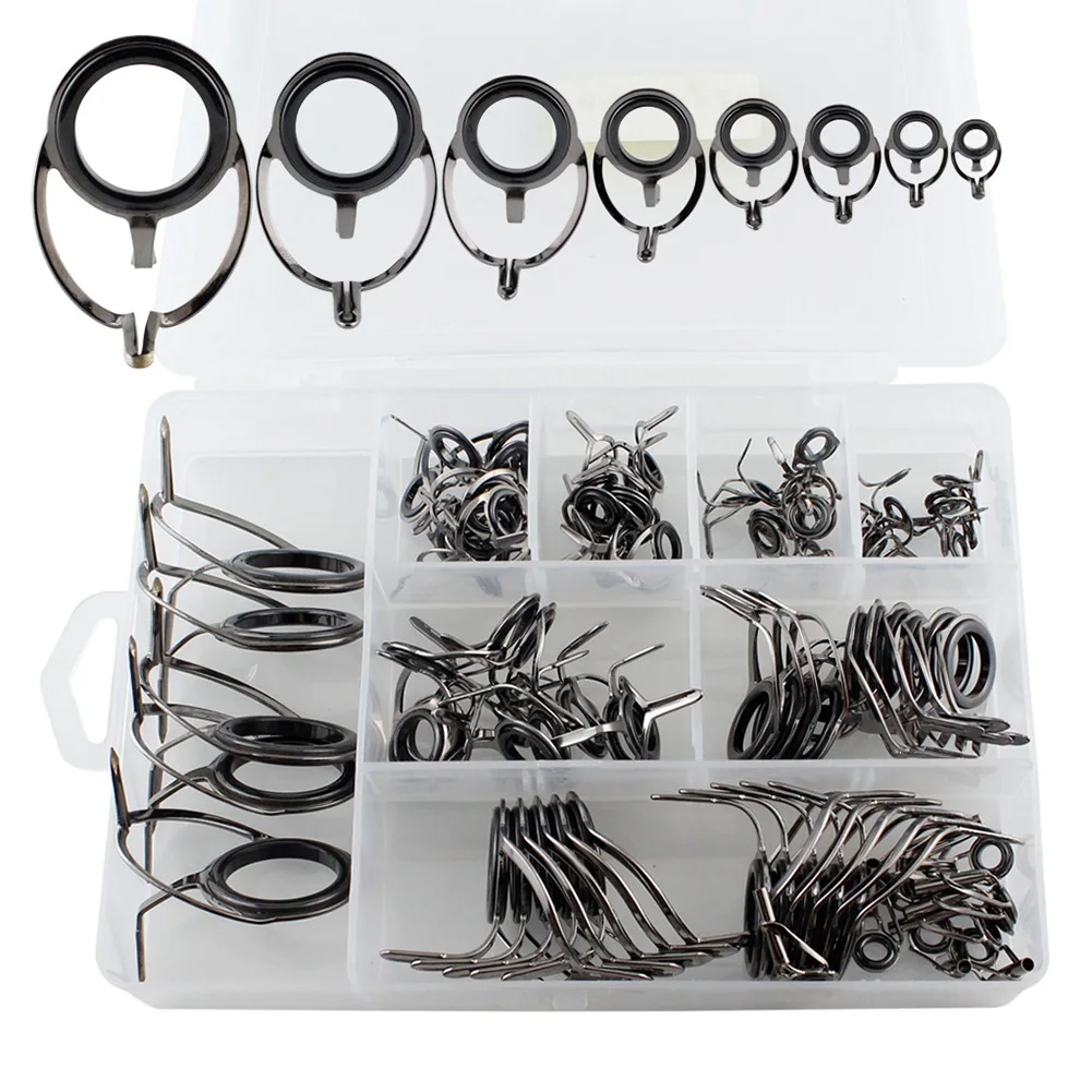 Brand New 85 Pieces Of Fishing Rod Guide Rail Ceramic High Carbon Steel Fishing Rod Guide Ring Repair Good Quality Free Shipping
Brand New 85 Pieces Of Fishing Rod Guide Rail Ceramic High Carbon Steel Fishing Rod Guide Ring Repair Good Quality Free Shipping