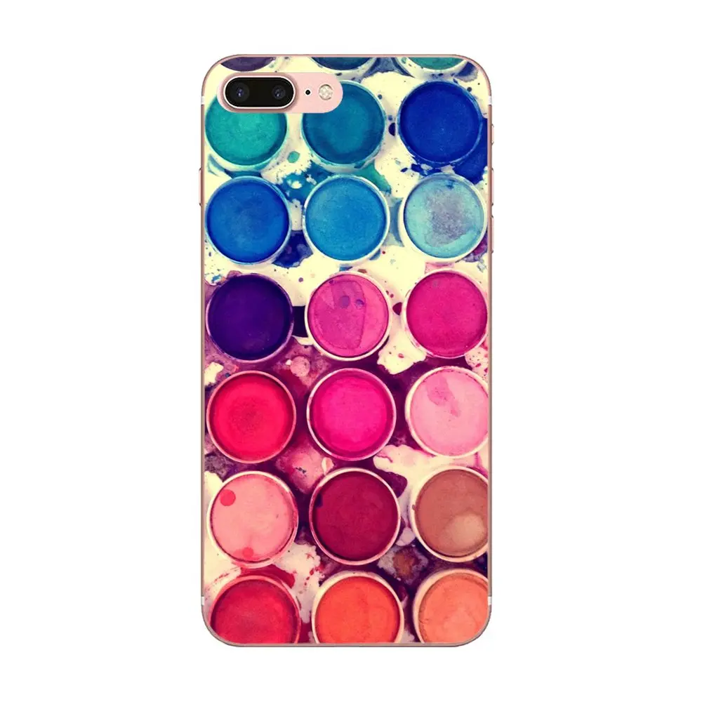 Мягкая палитра акварельных красок для samsung Galaxy Note 5 8 9 S3 S4 S5 S6 S7 S8 S9 S10 5G mini Edge Plus Lite