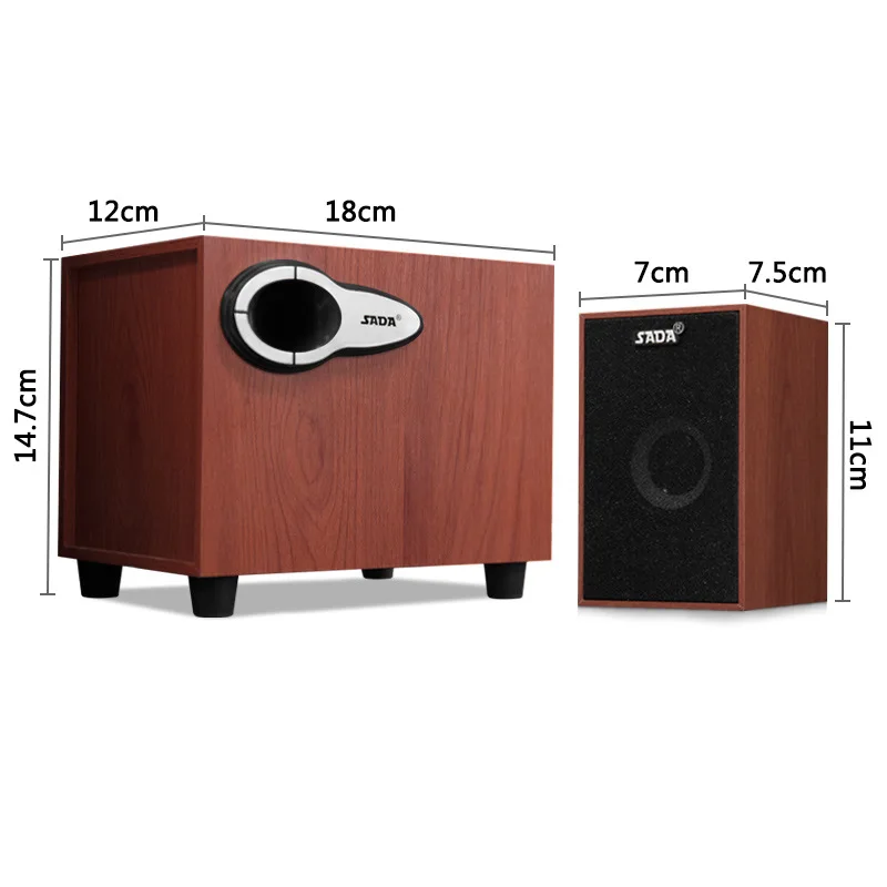 USB Desktop Computer Speaker 3.5MM Audio Wooden Speaker Multi-function Stereo Subwoofer SupportSAUX TF Card U Stick
USB Desktop Computer Speaker 3.5MM Audio Wooden Speaker Multi-function Stereo Subwoofer SupportSAUX TF Card U Stick