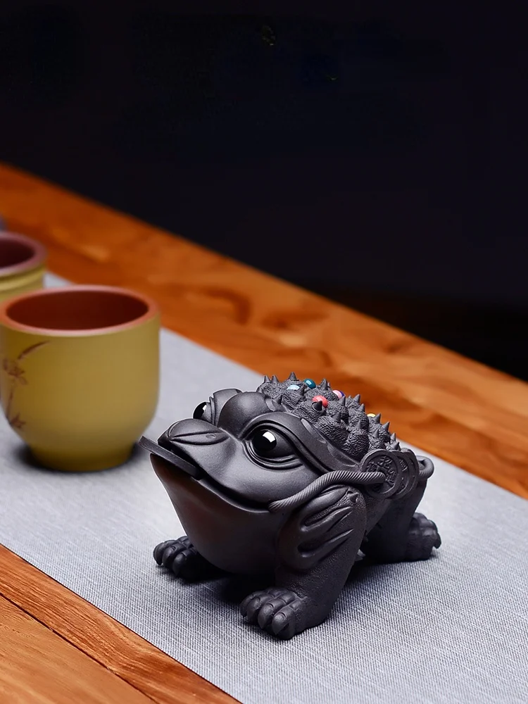 Чайный поднос для домашних животных ручной работы из фиолетовой глины, необычный милый чайный поднос для кунг-фу для домашних питомцев, игр...
Чайный поднос для домашних животных ручной работы из фиолетовой глины, необычный милый чайный поднос для кунг-фу для домашних питомцев, игр...