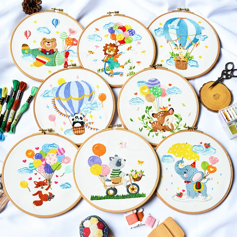 DIY Embroidery Kit Cartoon Animal Pattern Printed Needlework Cross Stitch Sewing Art Handmade Craft Painting Decor Dropshipping
DIY Embroidery Kit Cartoon Animal Pattern Printed Needlework Cross Stitch Sewing Art Handmade Craft Painting Decor Dropshipping