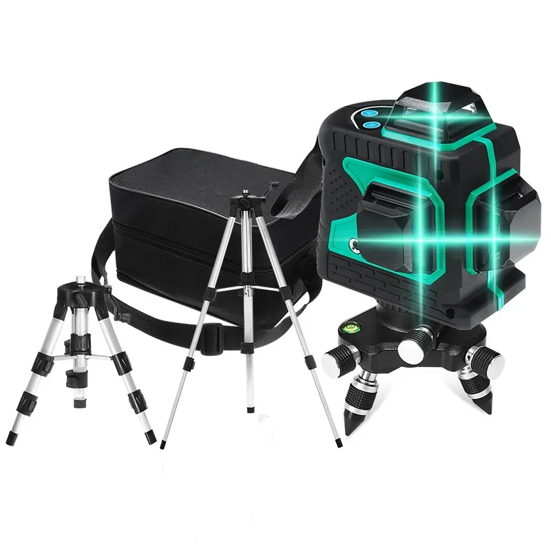 ZEAST 12 Lines 3D Blue-green Laser Levels Self-Leveling Wireless Remote 360 Horizontal&Vertical Cross Strong Lines With tripod
ZEAST 12 Lines 3D Blue-green Laser Levels Self-Leveling Wireless Remote 360 Horizontal&Vertical Cross Strong Lines With tripod