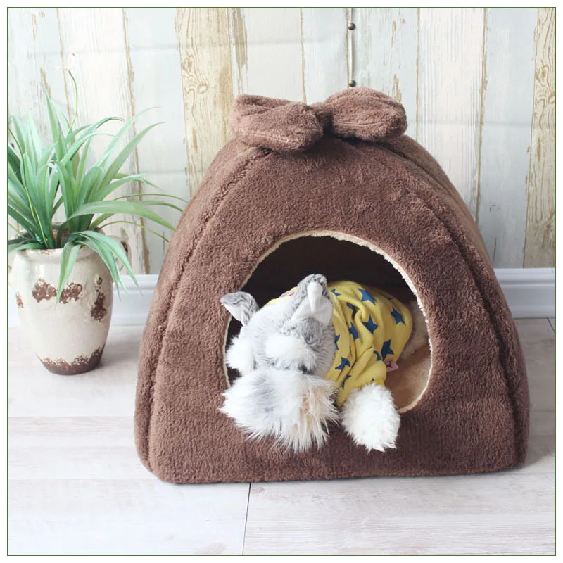 Triangular three-dimensional bowknot brindle pet cat house cat bed with scraper cat bed and house cat house mat
Triangular three-dimensional bowknot brindle pet cat house cat bed with scraper cat bed and house cat house mat