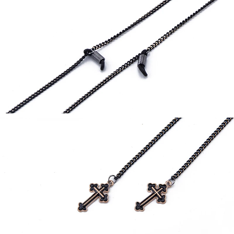 Neo-Gothic Punk Antiskid Mask Glasses Chain Cute Cartoon Cross Pendant Necklace Lanyard Cosplay Fashion Jewelry for Women Gift
Neo-Gothic Punk Antiskid Mask Glasses Chain Cute Cartoon Cross Pendant Necklace Lanyard Cosplay Fashion Jewelry for Women Gift