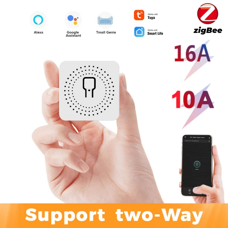 Tuya ZigBee 3.0 Smart Light Switch Module, Smart Home Automation DIY Breaker Supports 2 Way Control, Work With Alexa Google Home
Tuya ZigBee 3.0 Smart Light Switch Module, Smart Home Automation DIY Breaker Supports 2 Way Control, Work With Alexa Google Home