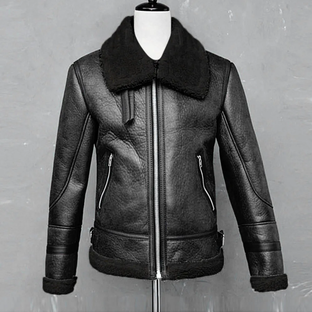 Men Leather Coat Autumn Winter Jacket Highneck Warm Fur Liner Lapel Leather Outwear Zipper Overcoat Fashion Black Brown Coat #10
Men Leather Coat Autumn Winter Jacket Highneck Warm Fur Liner Lapel Leather Outwear Zipper Overcoat Fashion Black Brown Coat #10