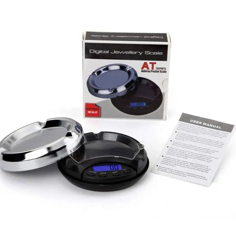 High precision 0.01g Pocket Digital Scale Jewelry Gold Balance Weight Gram LCD weighting Electronic Scales Ashtray shape
High precision 0.01g Pocket Digital Scale Jewelry Gold Balance Weight Gram LCD weighting Electronic Scales Ashtray shape