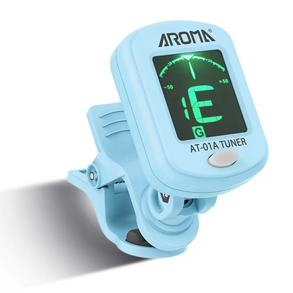 LCD Clip-on Digital Tuner For Folk Guitar Bass Violin Ukulele Chromatic AT-01A Colorful 27.5-4186Hz 360 Degree Swiverl A0-C8
LCD Clip-on Digital Tuner For Folk Guitar Bass Violin Ukulele Chromatic AT-01A Colorful 27.5-4186Hz 360 Degree Swiverl A0-C8
